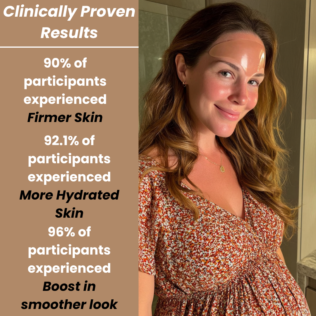 Duovera Forehead Wrinkle Patch - Pregnancy-safe glow